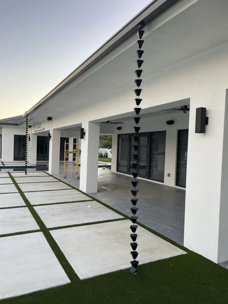 Enhancing Miami Homes: The Allure and Functionality of Rain Chains